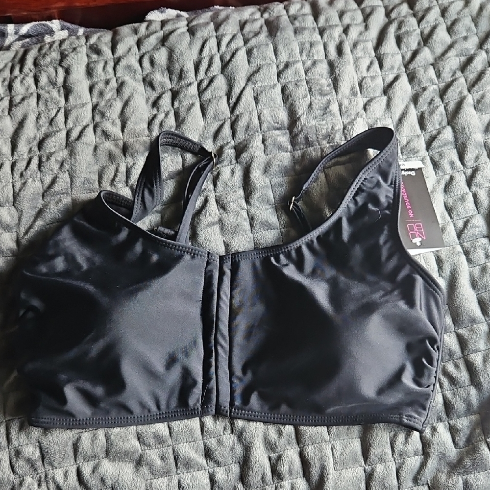 Black Women's Swim Top